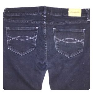 Dark Abercrombie Kids skinny “Cute Stretch” jeans